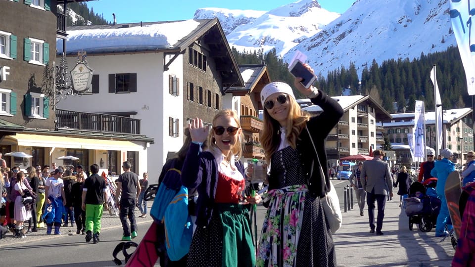 Lech. best for beginners, with the most peaceful slopes.