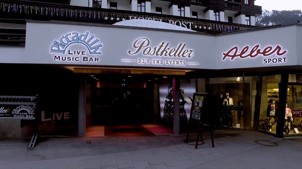 Piccadilly bar and Postkeller club.