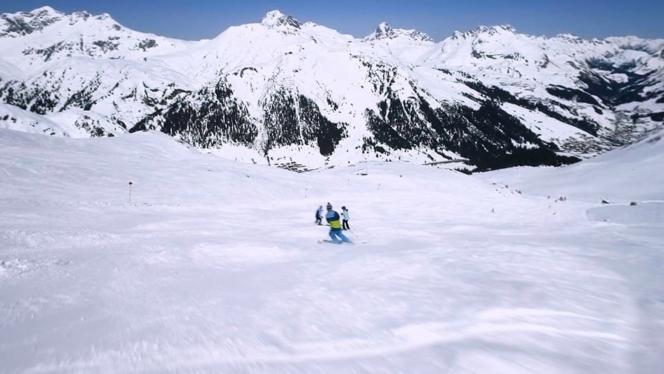 Ski Route 170 over Zug. 200km of ski routes.