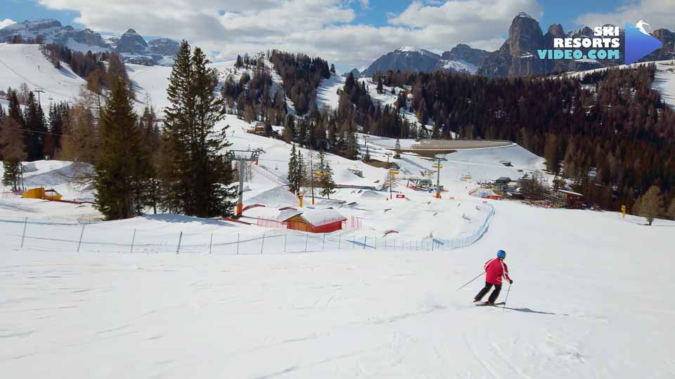the best snow park in the whole Sella Ronda area