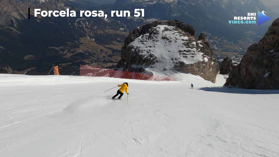 The longest black slope in Cortina and our favourite