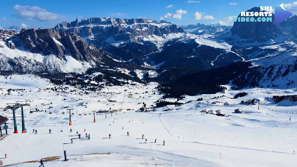 Val Gardena is the most beautiful valley in the Whole Superskidolomiti area