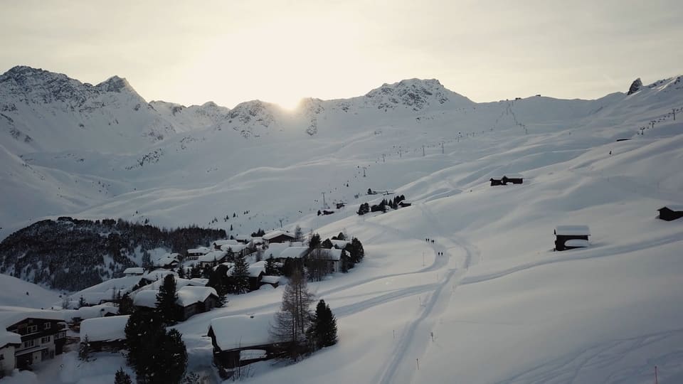 Inner Arosa. The closest location to the Lanzerheide side.